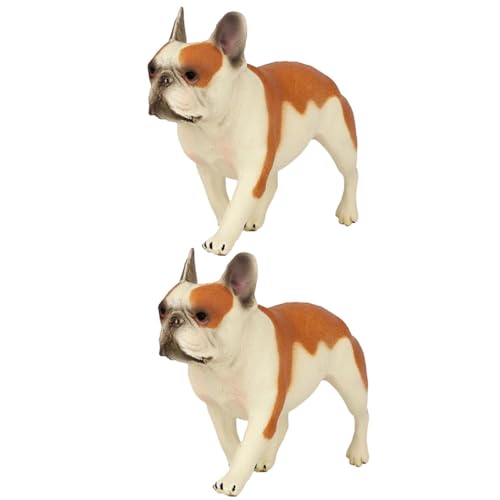 minkissy 2 Stück Teiliges Kleines Bulldoggen figurenset aus Hochwertigem Kunststoff Dekorative Hundestatue für Kinderzimmer Miniatur Garten Blumenpot deko Niedliches Hundemodell für und minkissy 2 Stück Teiliges Kleines Bulldoggen figurenset aus Hochwertigem Kunststoff Dekorative Hundestatue für Kinderzimmer Miniatur Garten Blumenpot deko Niedliches Hundemodell für und von minkissy