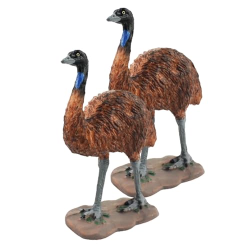 minkissy 2 Stück Teiliges Strauß dekor aus Hochwertigem Kunststoff Realistisches Kleines Strauß Modell Stabile Figur zur Tischdekoration als Geschenk für Schulprojekte minkissy 2 Stück Teiliges Strauß dekor aus Hochwertigem Kunststoff Realistisches Kleines Strauß Modell Stabile Figur zur Tischdekoration als Geschenk für Schulprojekte von minkissy