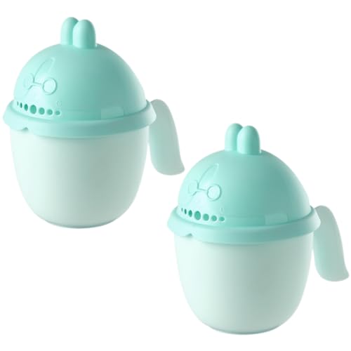 minkissy 2Stücke Badbecher mit Cartoon Design Ergonomische Shampoo Spülbecher für Sicheres Haarwaschen und Badevergnügen für Kleinkinder Grün minkissy 2Stücke Badbecher mit Cartoon Design Ergonomische Shampoo Spülbecher für Sicheres Haarwaschen und Badevergnügen für Kleinkinder Grün von minkissy
