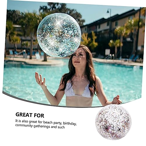 minkissy 3 Stck. Aufblasbarer Transparenter PVC Strandball mit Regenbogeneffekt Farbenfroher Wasser Spielball für Pool Strand und Garten Strapazierfähiges Kinderspielzeug für Sommerparty minkissy 3 Stck. Aufblasbarer Transparenter PVC Strandball mit Regenbogeneffekt Farbenfroher Wasser Spielball für Pool Strand und Garten Strapazierfähiges Kinderspielzeug für Sommerparty von minkissy