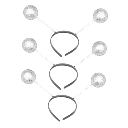 minkissy 3 Stück Teiliges Glitzer Antenne Stirnband mit Schwingenden Kugeln Leichtes Party Haarreif Accessoire für Karneval Fasching Cosplay und Halloween Komfortabel und Langlebig minkissy 3 Stück Teiliges Glitzer Antenne Stirnband mit Schwingenden Kugeln Leichtes Party Haarreif Accessoire für Karneval Fasching Cosplay und Halloween Komfortabel und Langlebig von minkissy