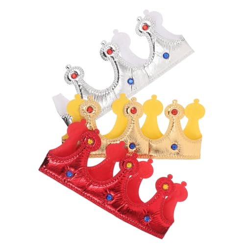minkissy 3 Stück Teiliges Königskronen Verstellbar Leicht Komfortabel für Jungen Geburtstagsfeier Foto Requisiten Renaissance Cosplay Party Zubehör minkissy 3 Stück Teiliges Königskronen Verstellbar Leicht Komfortabel für Jungen Geburtstagsfeier Foto Requisiten Renaissance Cosplay Party Zubehör von minkissy