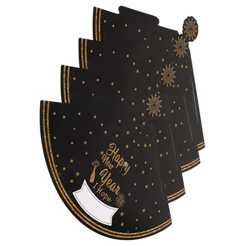 minkissy 4 Stück Leichte Papier-Kegelhüte Neujahr Kopfbedeckungen Kronen Silvester Deko für Familien Veranstaltung Fotorequisiten minkissy 4 Stück Leichte Papier-Kegelhüte Neujahr Kopfbedeckungen Kronen Silvester Deko für Familien Veranstaltung Fotorequisiten von minkissy