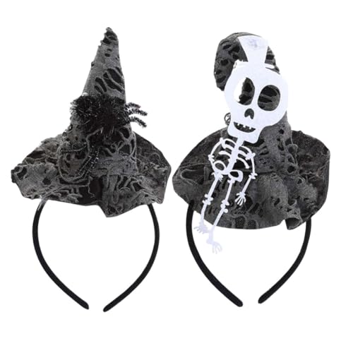 minkissy 4 Stücke Haar Band Hut Form Kopfschmuck Dekorative Requisiten Halloween Haar Hoops von minkissy