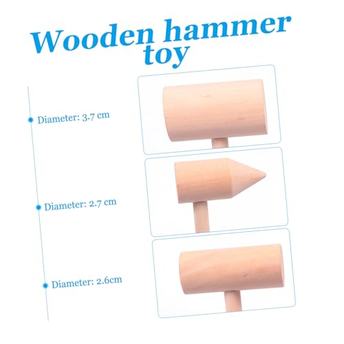 minkissy 5 Stück Teiliges Holzhammer spielzeugset aus Massivem Glattem Holz Leichtes Sicheres für Langlebig und Kindersicher Üben der Hand Auge koordination minkissy 5 Stück Teiliges Holzhammer spielzeugset aus Massivem Glattem Holz Leichtes Sicheres für Langlebig und Kindersicher Üben der Hand Auge koordination von minkissy
