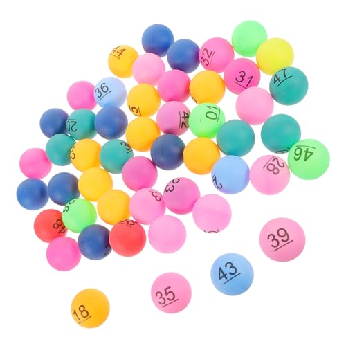 minkissy 50 Stück Nummerierte Kleine Kunststoff Lotteriebälle für Partyspiele Leicht und Langlebig für Heim Partys Tombola Gewinnspiele und Freizeitaktivitäten minkissy 50 Stück Nummerierte Kleine Kunststoff Lotteriebälle für Partyspiele Leicht und Langlebig für Heim Partys Tombola Gewinnspiele und Freizeitaktivitäten von minkissy