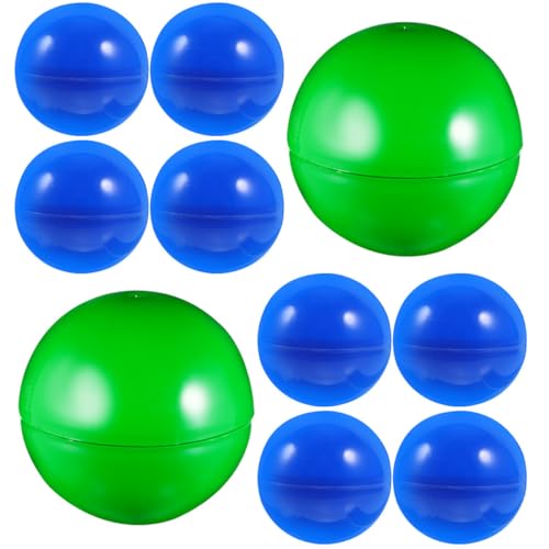 minkissy 50 Stück Öffnungsfähige Lotteriekugeln Aus PVC Wiederverwendbare Befüllbare Spielkugeln Für Tombola Party Spiel Event Zubehör In Blau Und Grün minkissy 50 Stück Öffnungsfähige Lotteriekugeln Aus PVC Wiederverwendbare Befüllbare Spielkugeln Für Tombola Party Spiel Event Zubehör In Blau Und Grün von minkissy