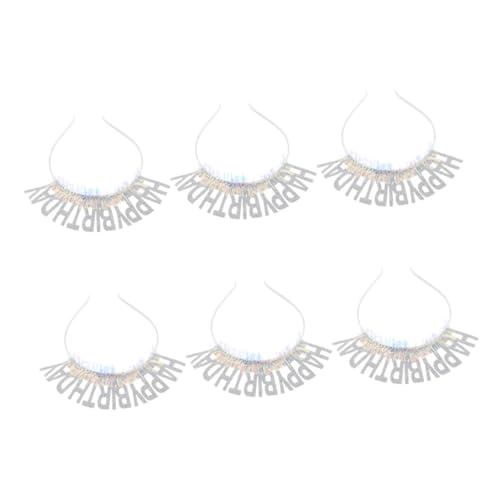 minkissy 6stücke Geburtstagsstirnband Für Mädchen Party-haaraccessoires Glitzerndes Happy Birthday-kopfhörer-design Accessoires Für Geburtstagsfeiern Haarband minkissy 6stücke Geburtstagsstirnband Für Mädchen Party-haaraccessoires Glitzerndes Happy Birthday-kopfhörer-design Accessoires Für Geburtstagsfeiern Haarband von minkissy