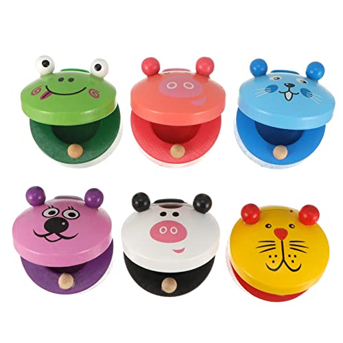 minkissy 6 Stück Teiliges Holzspielzeug Castanet Musikinstrumente für Kleinkinder Ab Jahren Leicht Tragbar Farbenfroh Pädagogisches Musikspielzeug zur Frühen von Rhythmus und Musikalischem minkissy 6 Stück Teiliges Holzspielzeug Castanet Musikinstrumente für Kleinkinder Ab Jahren Leicht Tragbar Farbenfroh Pädagogisches Musikspielzeug zur Frühen von Rhythmus und Musikalischem von minkissy
