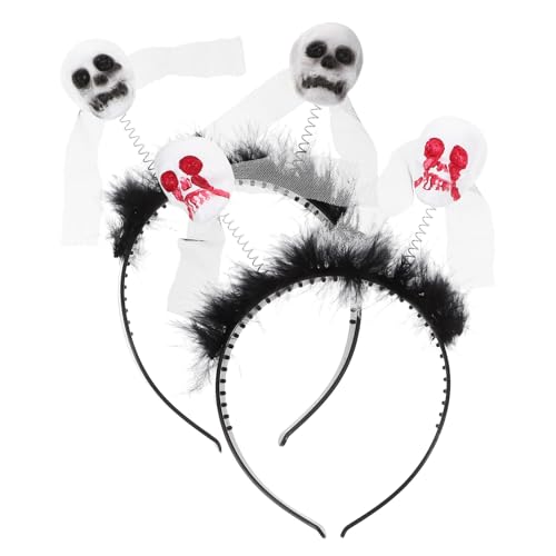 minkissy 8 Stk -Stirnband Skelett Kostüm Halloween-Kopfhörer halloween kopfschmuck halloween kopfbedeckung Halloween-Stirnbänder für Frauen Halloween-Stirnband für Erwachsene Eisen von minkissy