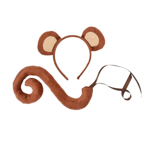 minkissy Affenohren Stirnband und Set aus Bequemes Cosplay Tierkostüm Zubehör für Erwachsene für Dschungel Motto Verkleidungspartys Wiederverwendbar und Vielseitig Einsetzbar minkissy Affenohren Stirnband und Set aus Bequemes Cosplay Tierkostüm Zubehör für Erwachsene für Dschungel Motto Verkleidungspartys Wiederverwendbar und Vielseitig Einsetzbar von minkissy