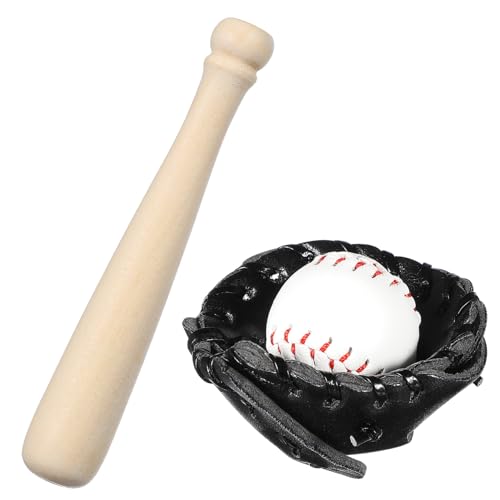 minkissy Baseball Set Teilig mit Handschuh Schläger und Ball Dekoratives Miniatur Sportzubehör für Puppenhäuser Kinderfreundlich Robust und Vielseitig Einsetzbar minkissy Baseball Set Teilig mit Handschuh Schläger und Ball Dekoratives Miniatur Sportzubehör für Puppenhäuser Kinderfreundlich Robust und Vielseitig Einsetzbar von minkissy