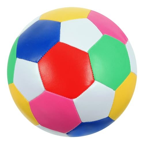 minkissy Bunter Soft Fußball für Multifunktionaler Spielball für Drinnen und Draußen Hand Auge Koordination und Motorischen Fähigkeiten Geeignet für Verschiedene minkissy Bunter Soft Fußball für Multifunktionaler Spielball für Drinnen und Draußen Hand Auge Koordination und Motorischen Fähigkeiten Geeignet für Verschiedene von minkissy