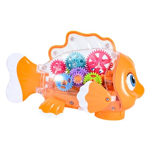 minkissy Buntes Batteriebetriebenes Fischspielzeug Auto mit Licht und Musik Elektrisches Getriebe Kleinkinder Jahre Abs Material Fördert Hand Auge koordination Geschenkset mit minkissy Buntes Batteriebetriebenes Fischspielzeug Auto mit Licht und Musik Elektrisches Getriebe Kleinkinder Jahre Abs Material Fördert Hand Auge koordination Geschenkset mit von minkissy