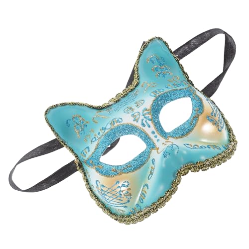 minkissy Cat Maske Halbgesichtsmaske aus Kunststoff für Halloween Party Atmungsaktiv und Bequem mit Niedlichem Design und Guter Sicht Masquerade Maske für Kostümfeiern minkissy Cat Maske Halbgesichtsmaske aus Kunststoff für Halloween Party Atmungsaktiv und Bequem mit Niedlichem Design und Guter Sicht Masquerade Maske für Kostümfeiern von minkissy