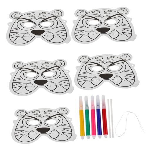 minkissy DIY Tiermasken Teilig aus Sicherem Material Aufblasbare Blanko Masken zum Bemalen und Basteln für Halloween Karneval Maskerade und Kreative Kostüme minkissy DIY Tiermasken Teilig aus Sicherem Material Aufblasbare Blanko Masken zum Bemalen und Basteln für Halloween Karneval Maskerade und Kreative Kostüme von minkissy