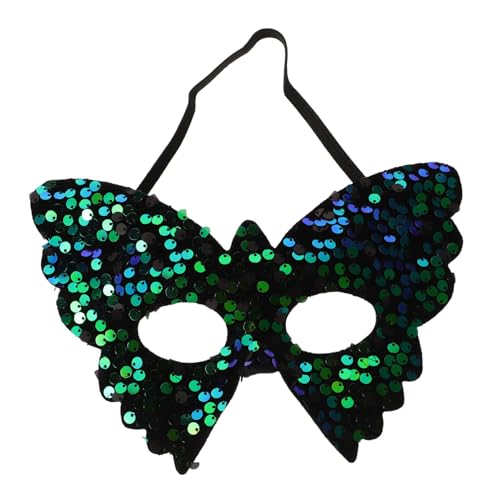 minkissy Dekorative Schmetterlings Maskerademaske Für Frauen Funkelnde Elegante Paillettenmaske Partygeschenk Für Party Cosplay Und Themenveranstaltungen von minkissy