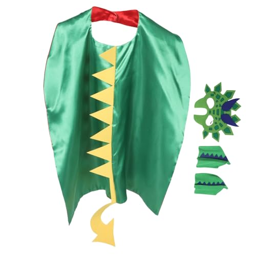 minkissy Dinosaurier Kostüm Cape mit Maske Weiches Atmungsaktives Dino Cosplay für Jungen Mädchen Langlebiges Halloween Faschingskostüm für Rollenspiele und Geburtstagsfeiern minkissy Dinosaurier Kostüm Cape mit Maske Weiches Atmungsaktives Dino Cosplay für Jungen Mädchen Langlebiges Halloween Faschingskostüm für Rollenspiele und Geburtstagsfeiern von minkissy