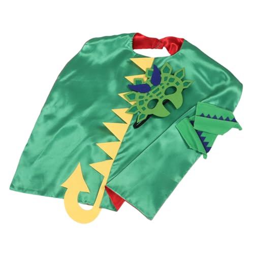 minkissy Dinosaurier Kostümset für Grüne Dino Umhänge mit Maske und Klauen Langlebig Atmungsaktiv Einfach Anzuziehen für Halloween Rollenspiele und Partyspaß minkissy Dinosaurier Kostümset für Grüne Dino Umhänge mit Maske und Klauen Langlebig Atmungsaktiv Einfach Anzuziehen für Halloween Rollenspiele und Partyspaß von minkissy