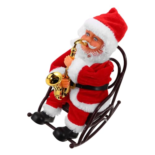 minkissy Elektrische Weihnachtsmann Figur mit Musik und Kleine Weihnachtsdeko für Party Interaktives für Kreatives Festtagsornament Langlebiger minkissy Elektrische Weihnachtsmann Figur mit Musik und Kleine Weihnachtsdeko für Party Interaktives für Kreatives Festtagsornament Langlebiger von minkissy