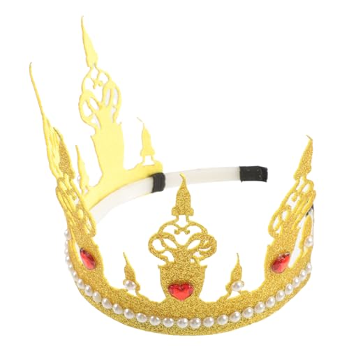 minkissy Goldene Party Krone Stirnband für Mädchen Robuste Geburtstagskrone Detailreich Verarbeitet Sicherer Kinderkopfschmuck für Besondere Feiern und Fotos minkissy Goldene Party Krone Stirnband für Mädchen Robuste Geburtstagskrone Detailreich Verarbeitet Sicherer Kinderkopfschmuck für Besondere Feiern und Fotos von minkissy