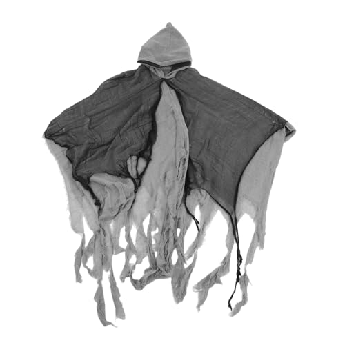 minkissy Gruseliges Grim Reaper Kostüm für Erwachsene Atmungsaktiver Halloween Umhang Dunkler Kapuzenumhang mit Realistischer Gestaltung für Cosplay und Horror Events minkissy Gruseliges Grim Reaper Kostüm für Erwachsene Atmungsaktiver Halloween Umhang Dunkler Kapuzenumhang mit Realistischer Gestaltung für Cosplay und Horror Events von minkissy