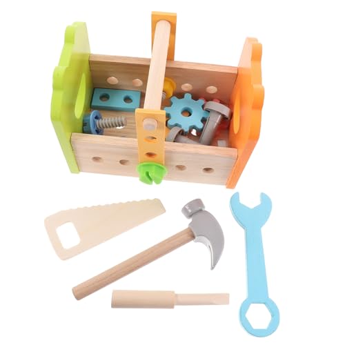 minkissy Holz Werkzeugset Teilig Lernspielzeug zum Nachahmen und Reparieren Sicherer Schraubenschlüssel und Werkzeugkoffer für Kleinkinder Pädagogisches für Jungen und Mädchen Ab Jahren minkissy Holz Werkzeugset Teilig Lernspielzeug zum Nachahmen und Reparieren Sicherer Schraubenschlüssel und Werkzeugkoffer für Kleinkinder Pädagogisches für Jungen und Mädchen Ab Jahren von minkissy