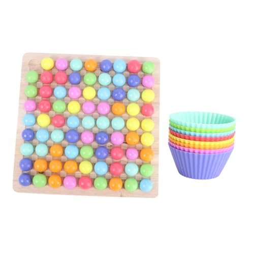 minkissy Holzspielzeug Buntes Perlenpuzzle Lernspielzeug Denkfähigkeit und Farberkennung Eltern Junge Mädchen Interaktives Geschenk für Jungen und Mädchen minkissy Holzspielzeug Buntes Perlenpuzzle Lernspielzeug Denkfähigkeit und Farberkennung Eltern Junge Mädchen Interaktives Geschenk für Jungen und Mädchen von minkissy
