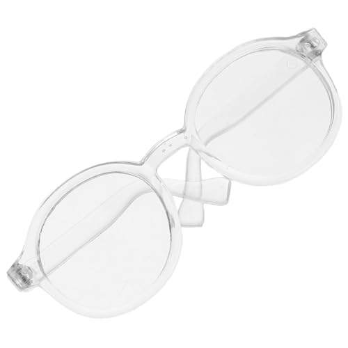 minkissy Mini Puppenbrille Transparent Kunststoff Runde Brille für Puppen Modeaccessoire zum Ankleiden und Basteln minkissy Mini Puppenbrille Transparent Kunststoff Runde Brille für Puppen Modeaccessoire zum Ankleiden und Basteln von minkissy