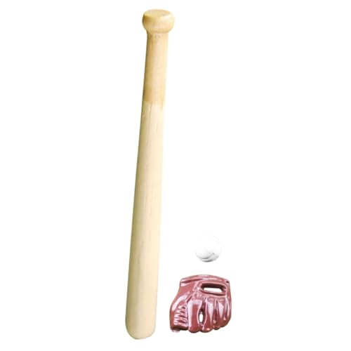 minkissy Miniatur Baseball mit Schläger Handschuh und Ball Dekorative Spielzeugaccessoires für Puppenhäuser und Spielszene Sicher und Lebensecht zum Verschenken minkissy Miniatur Baseball mit Schläger Handschuh und Ball Dekorative Spielzeugaccessoires für Puppenhäuser und Spielszene Sicher und Lebensecht zum Verschenken von minkissy