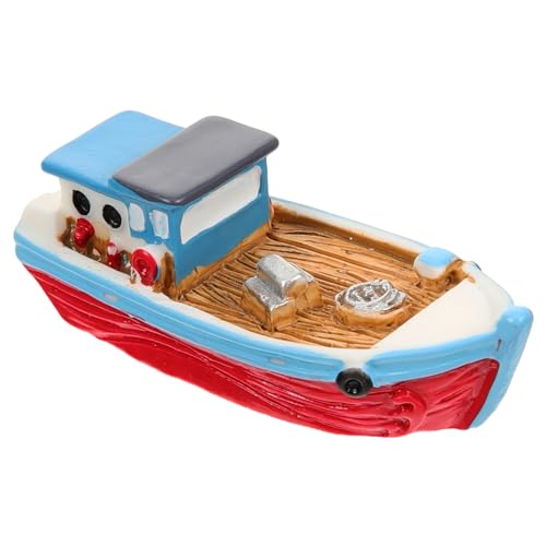 minkissy Miniatur Segelboot Figur Mediterrane Tischdeko Resin Kunsthandwerk Kleine Boote Strandstil Ornament für Mikro Landschaften und Wohnkultur minkissy Miniatur Segelboot Figur Mediterrane Tischdeko Resin Kunsthandwerk Kleine Boote Strandstil Ornament für Mikro Landschaften und Wohnkultur von minkissy