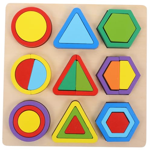 minkissy Montessori Holzbausteine Geometrische Formen Lernspielzeug für Kleinkinder zur Farb Formerkennung von Kreativität und Hand Auge koordination Pädagogisches Puzzle minkissy Montessori Holzbausteine Geometrische Formen Lernspielzeug für Kleinkinder zur Farb Formerkennung von Kreativität und Hand Auge koordination Pädagogisches Puzzle von minkissy