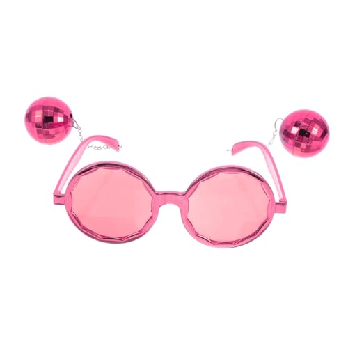 minkissy Partybrille Lustige Sonnenbrille Für Erwachsene Party-sonnenbrille Lustige Brille Für Erwachsene Brille Für Den Abschlussball Disco-kugel-partygeschenke Discokugel Violet Plastik von minkissy