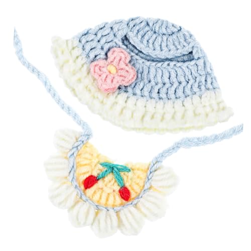 minkissy Puppen Kleidung Set Häkelmütze und Spucktuch für Miniatur Puppen Weiches Baumwollgarn Outfit Vielseitig und Plüschtiere Langlebig und Stilvoll minkissy Puppen Kleidung Set Häkelmütze und Spucktuch für Miniatur Puppen Weiches Baumwollgarn Outfit Vielseitig und Plüschtiere Langlebig und Stilvoll von minkissy