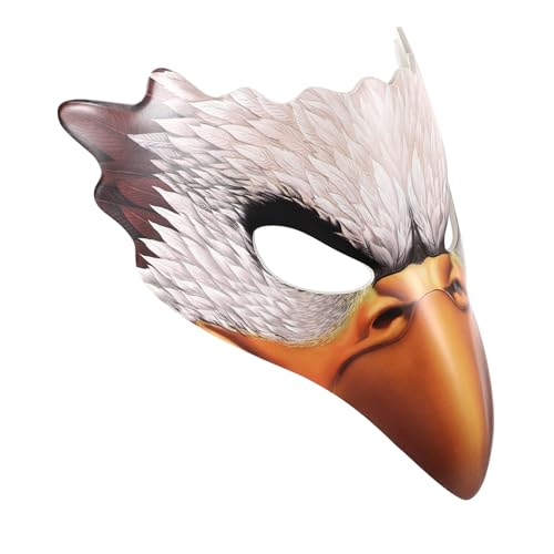 minkissy Realistische Weiße Maske Halloween Cosplay Tiergesicht Halbgesichtsmaske mit Elastischem Band für Fasching Karneval Party und Maskerade Erwachsene minkissy Realistische Weiße Maske Halloween Cosplay Tiergesicht Halbgesichtsmaske mit Elastischem Band für Fasching Karneval Party und Maskerade Erwachsene von minkissy