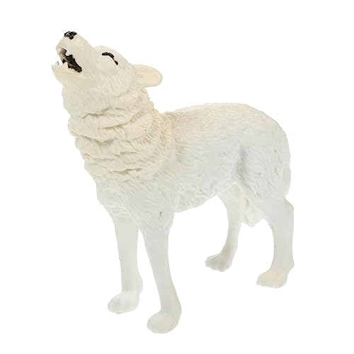 minkissy Realistisches Wolf Modell Growling Wolf Figur Desktop Deko Kleines Waldtier Ornament für Wildlife Tierfigur minkissy Realistisches Wolf Modell Growling Wolf Figur Desktop Deko Kleines Waldtier Ornament für Wildlife Tierfigur von minkissy