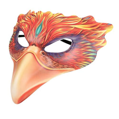 minkissy Vogel aus Langlebigem PU und EVA Realistische Feuerphoenix Form Dekorative Cosplay für Damen für Halloween Maskenbälle Karneval und Themenpartys minkissy Vogel aus Langlebigem PU und EVA Realistische Feuerphoenix Form Dekorative Cosplay für Damen für Halloween Maskenbälle Karneval und Themenpartys von minkissy