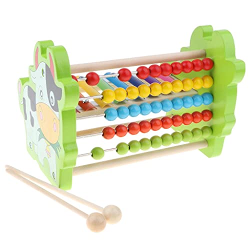 2 in 1 Kinder Holz Abakus Bead Labyrinth Xylophon Musik Entwicklungsspielzeug Kuh 2 in 1 Kinder Holz Abakus Bead Labyrinth Xylophon Musik Entwicklungsspielzeug Kuh von misppro