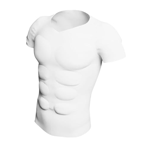 Gepolstertes Muskelshirt für Erwachsene, gefälschter Brustformer, Schulter-Anzug, Herren-Kostüm, Größe M Gepolstertes Muskelshirt für Erwachsene, gefälschter Brustformer, Schulter-Anzug, Herren-Kostüm, Größe M von misppro