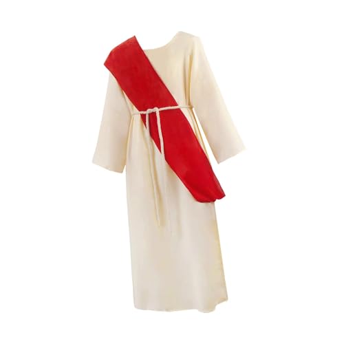 Jesus-Kostüm für Herren, christlich, biblisch, für Bühne, Foto, Maskerade, Karneval, Größe XXL Jesus-Kostüm für Herren, christlich, biblisch, für Bühne, Foto, Maskerade, Karneval, Größe XXL von misppro