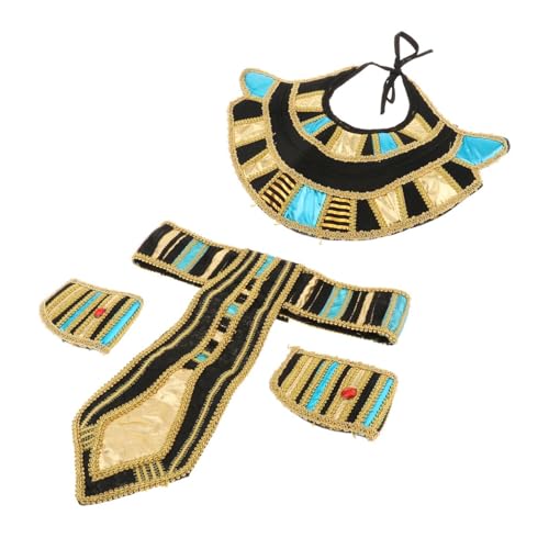 misppro Ägyptischer Pharao, Kopfbedeckung, Kostüm-Zubehör, Schlangenverzierung, Halloween, Cosplay, Bühnenshow, Karneval, Verkleidung, Set a misppro Ägyptischer Pharao, Kopfbedeckung, Kostüm-Zubehör, Schlangenverzierung, Halloween, Cosplay, Bühnenshow, Karneval, Verkleidung, Set a von misppro