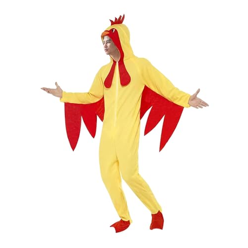 misppro Hühner-Kostüm für Erwachsene, schönes Halloween-Kostüm, Party-Requisiten, Urlaub, Karneval, Tier, Cosplay-Anzug, Größe S misppro Hühner-Kostüm für Erwachsene, schönes Halloween-Kostüm, Party-Requisiten, Urlaub, Karneval, Tier, Cosplay-Anzug, Größe S von misppro