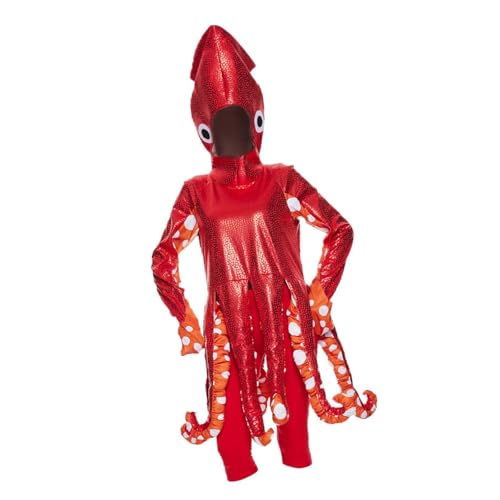 misppro Squid Kostüm Erwachsene Cosplay Kostüm für Damen Herren Lustiges Squid Halloween Kostüm Rot misppro Squid Kostüm Erwachsene Cosplay Kostüm für Damen Herren Lustiges Squid Halloween Kostüm Rot von misppro
