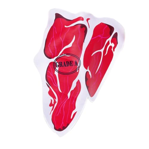 misppro Steak-Kostüm für Herren, Halloween-Party-Outfit, Cosplay, Bühnenaufführung, Erwachsenenkostüm aus Rindfleisch misppro Steak-Kostüm für Herren, Halloween-Party-Outfit, Cosplay, Bühnenaufführung, Erwachsenenkostüm aus Rindfleisch von misppro