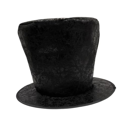 misppro Vielseitiger Hut für Nachtclub-Party, flippig, für Männer und Frauen, Festival, flache Oberseite, Magierhut, klassisch, elegant, Kostüm-Accessoire, schwarzes Wildleder misppro Vielseitiger Hut für Nachtclub-Party, flippig, für Männer und Frauen, Festival, flache Oberseite, Magierhut, klassisch, elegant, Kostüm-Accessoire, schwarzes Wildleder von misppro