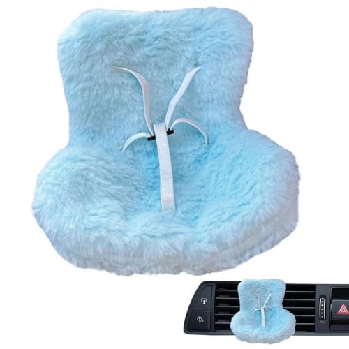 Aromatherapie-Puppenautositz, Cartoon-Autositz, Pendlerautositz-Diffusor, niedlicher Lüftungs-Clip mit Aromatherapie 4,25 × 2,95 × 3,94 Zoll von mivceklw