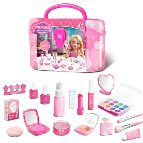 Baby Make-up Sets, Baby Make-up für kleine Mädchen, Spaß zu Hause, geben Sie vor, Spaß Kosmetik sicherer und abwaschbarer Formel für Kinder zu genießen, Ankleiden und Rollenspiel von mivceklw