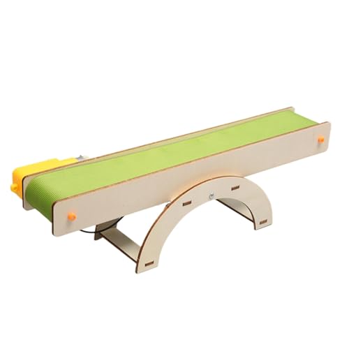 Electric Conveyor Model Kit, Assembled Model Kit Toy, Holzmodellbausätze für Kinder, Lernspielzeug 10,51 x 2,6 x 2,99 Zoll für Zuhause, Outdoor, Schule, Reisen von mivceklw