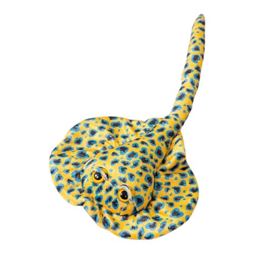 Fish Stuffed Animal, Sea Animal Plüschtier, Leopardenmuster, getuftete Plüschpuppe für Kinder, Cartoon-Spielzeug, Plüschtiere, Plüschtiere, Plüschspielzeug für Erwachsene, niedliches Plüschtier, für von mivceklw