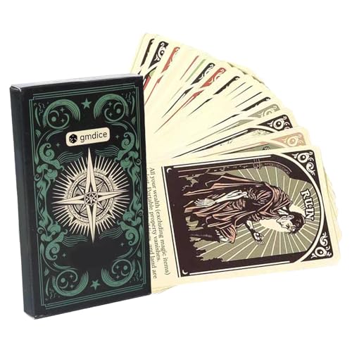 Fortune Telling Oracle Cards, Metaphor Playing Deck, Lightweight Intuitive Boards Game, Exquisite Party Favor for Family, Lovers, Engagements, Spiritual Gathering Use Mystical Fun 4,13 x 2,44 x 0,59 Fortune Telling Oracle Cards, Metaphor Playing Deck, Lightweight Intuitive Boards Game, Exquisite Party Favor for Family, Lovers, Engagements, Spiritual Gathering Use Mystical Fun 4,13 x 2,44 x 0,59 von mivceklw